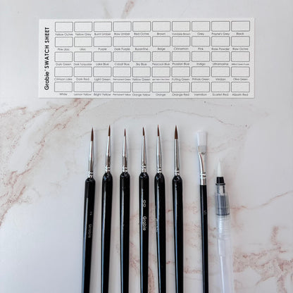 Watercolor Set Of 50 With Brushes