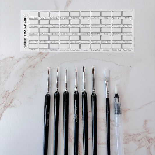 Watercolor Set Of 50 With Brushes