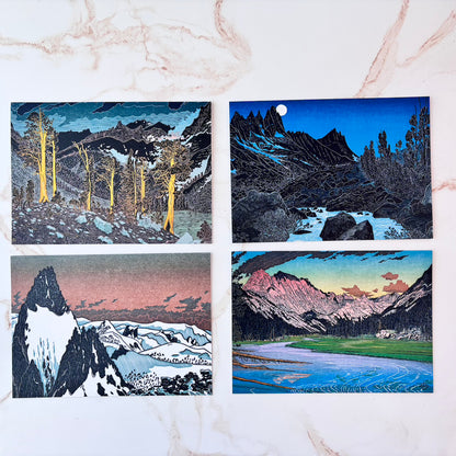 Set of 12 High Sierra Notecards
