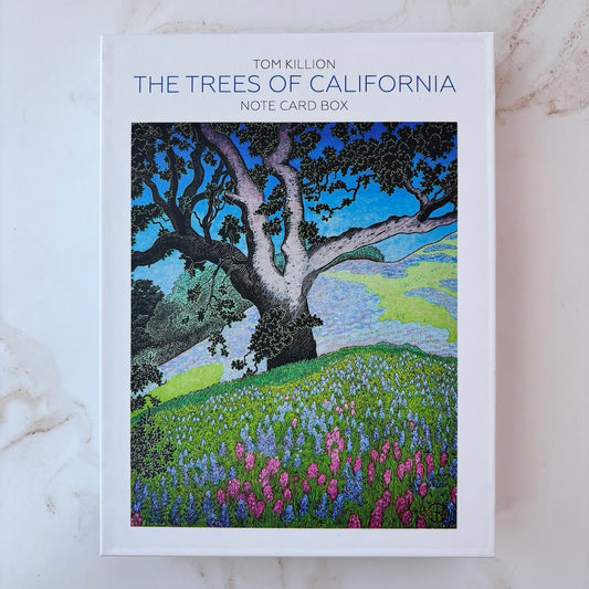 Set of 12 Trees of California Notecards
