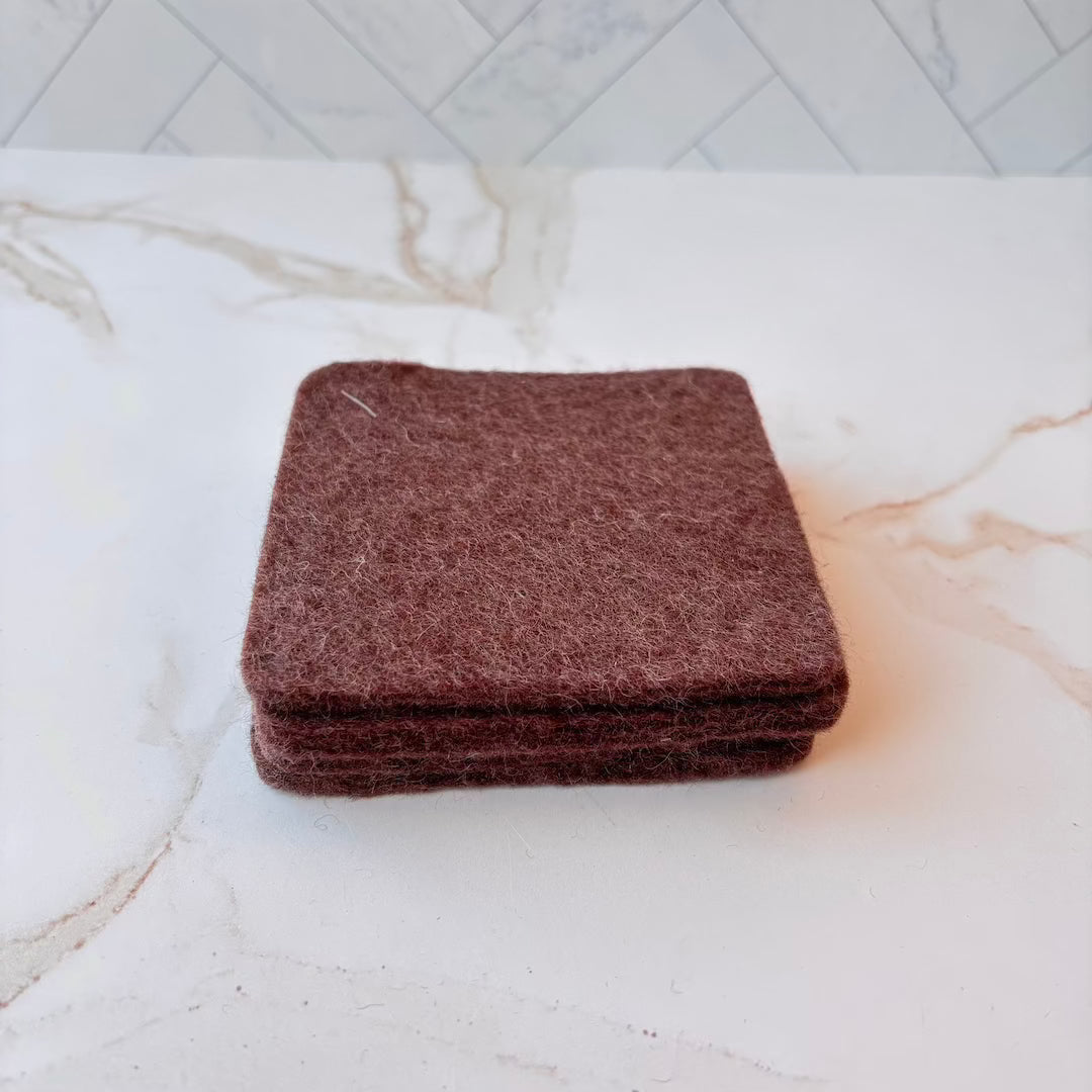 Felt Coasters Gry & Sif
