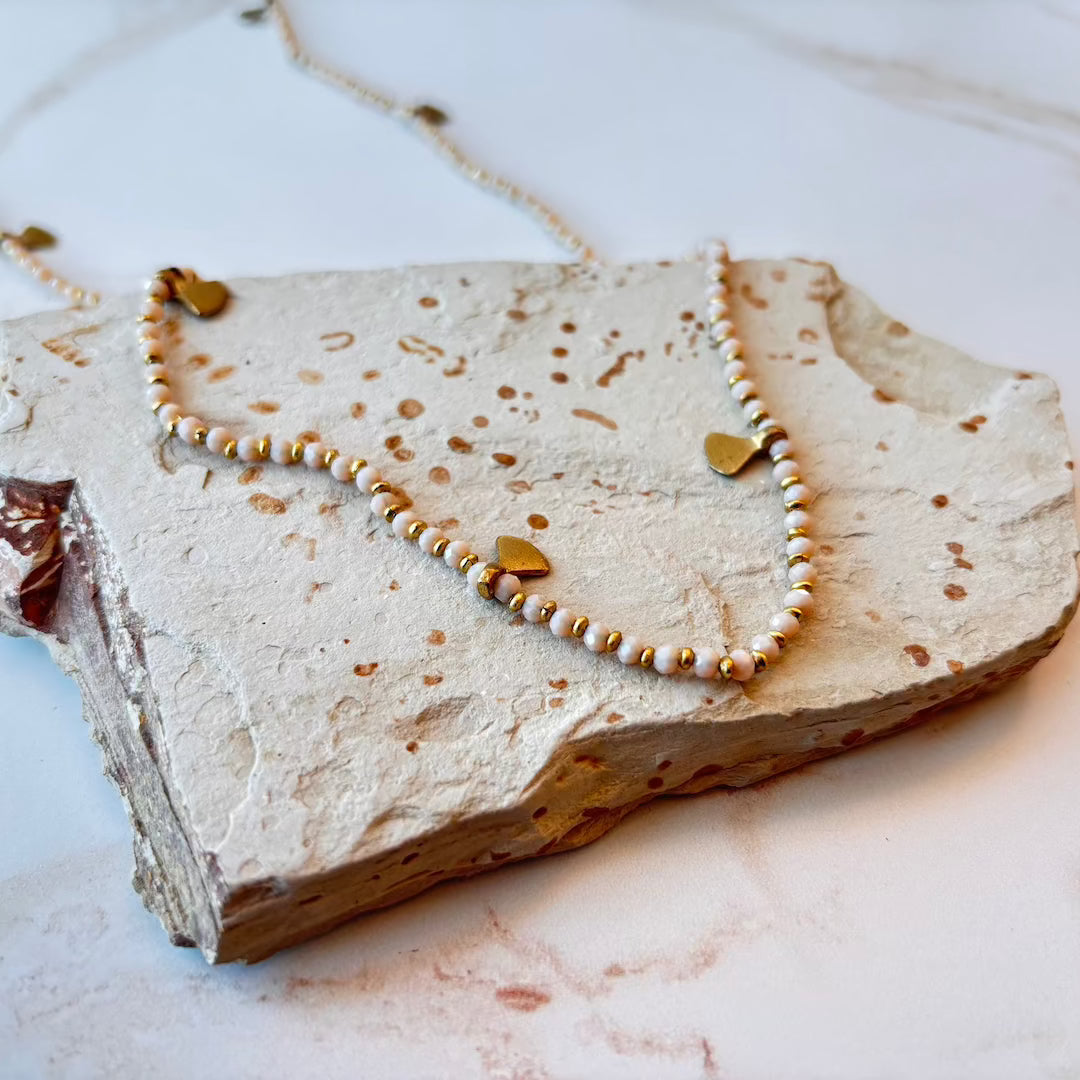 Beaded Fan Necklace Baizaar