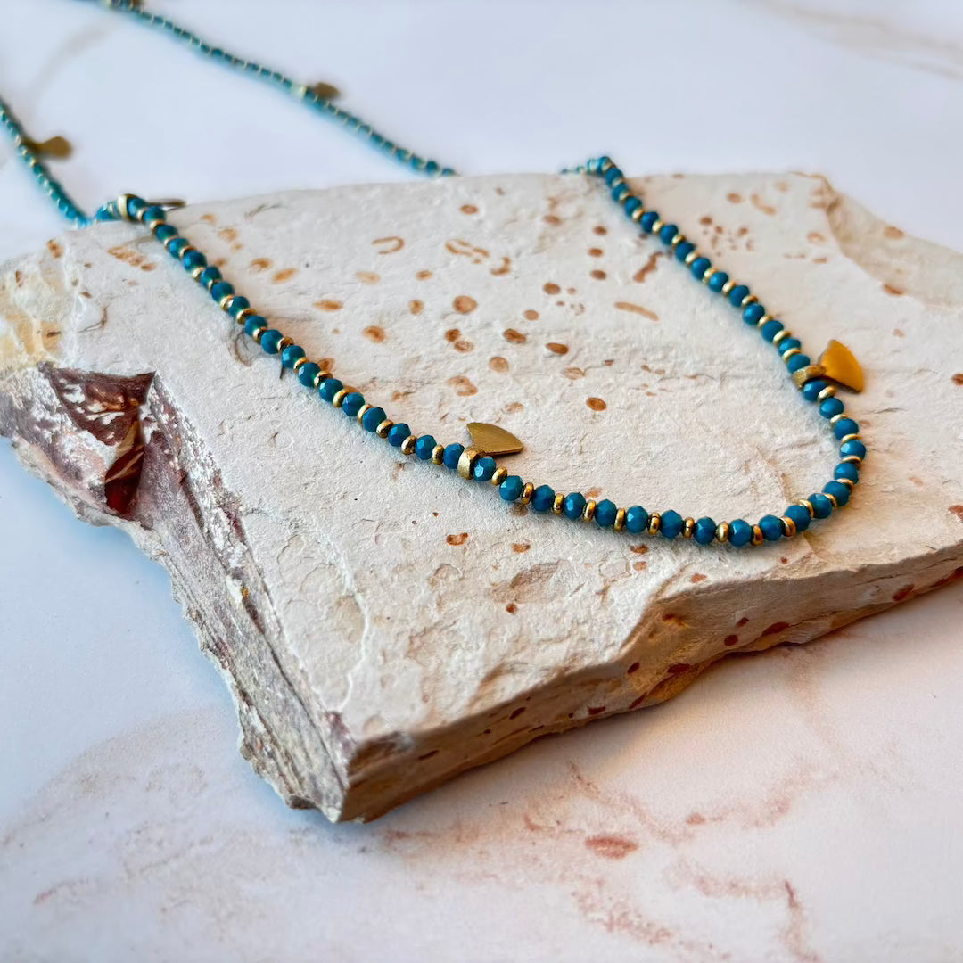 Beaded Fan Necklace Baizaar