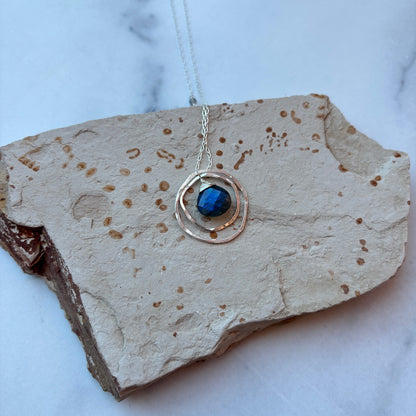 Double Organic Stone Necklace