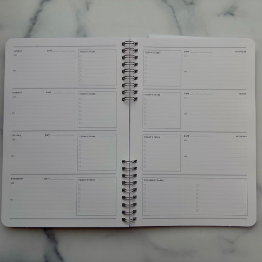 Undated Weekly Planner