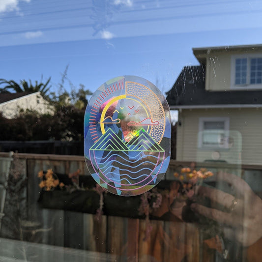 Mountain Sea Living Suncatcher