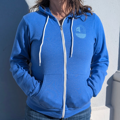 True Royal Mountain Sea Living  Zip-Up