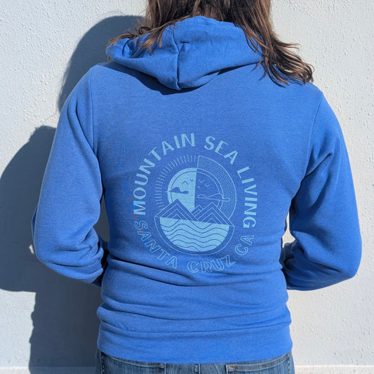 True Royal Mountain Sea Living  Zip-Up