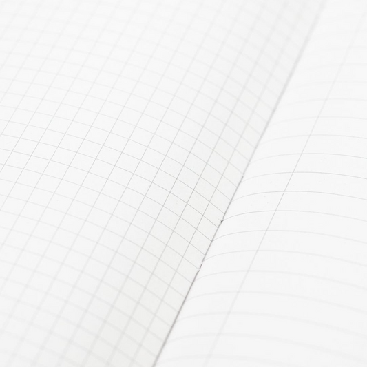 Grid/Lined Hardcover Notebook