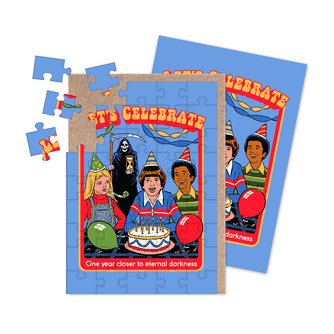 Eternal Darkness Jigsaw Greeting Card