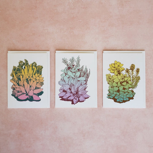 Mike Bencze Succulent Greeting Card