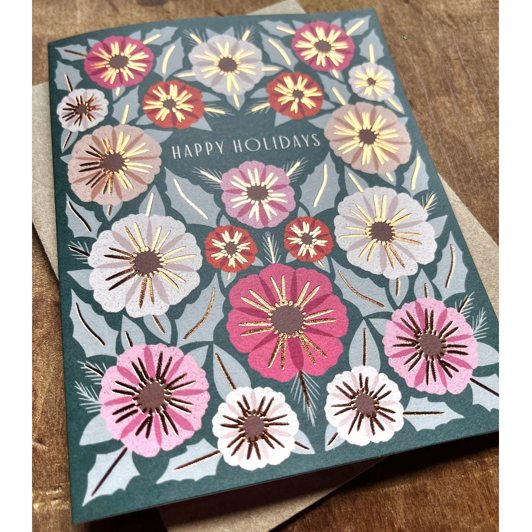 Multi-flower Holiday Box Card Set Katharine Watson