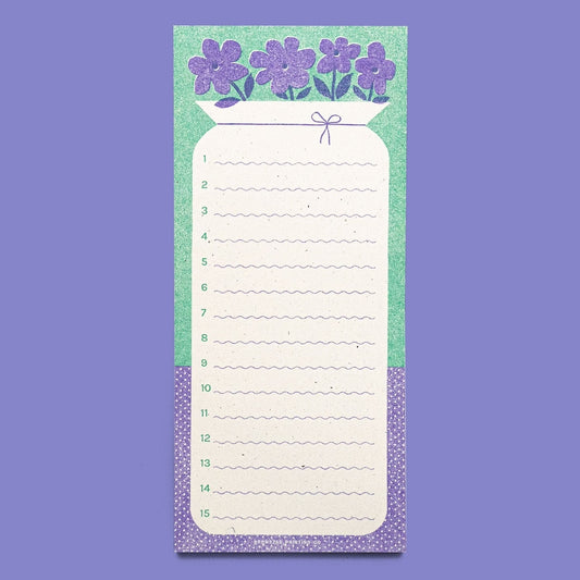 Vase of Flowers Notepad