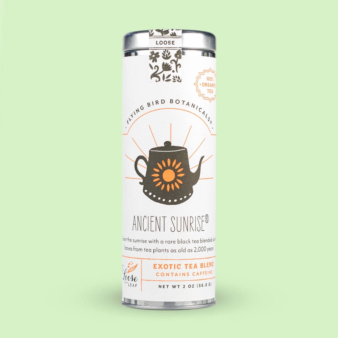 Flying Bird Botanicals Tea tin