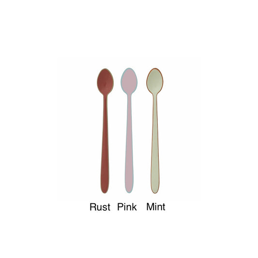 Enameled Stainless Steel Cocktail Spoon