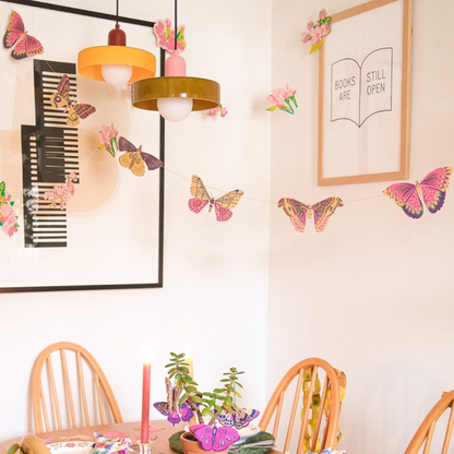 Colorful Butterflies Garland