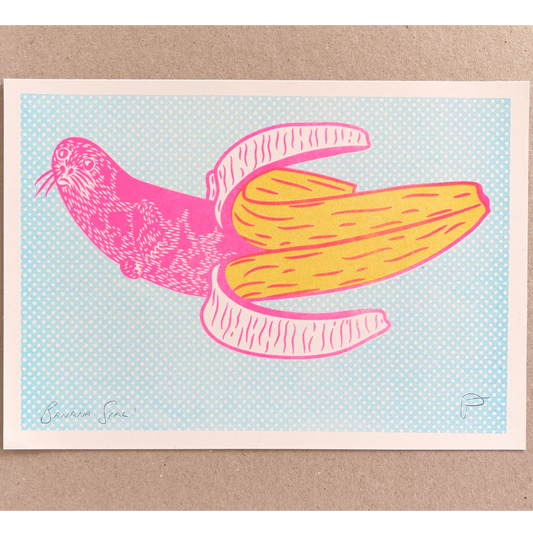 Banana Seal Print