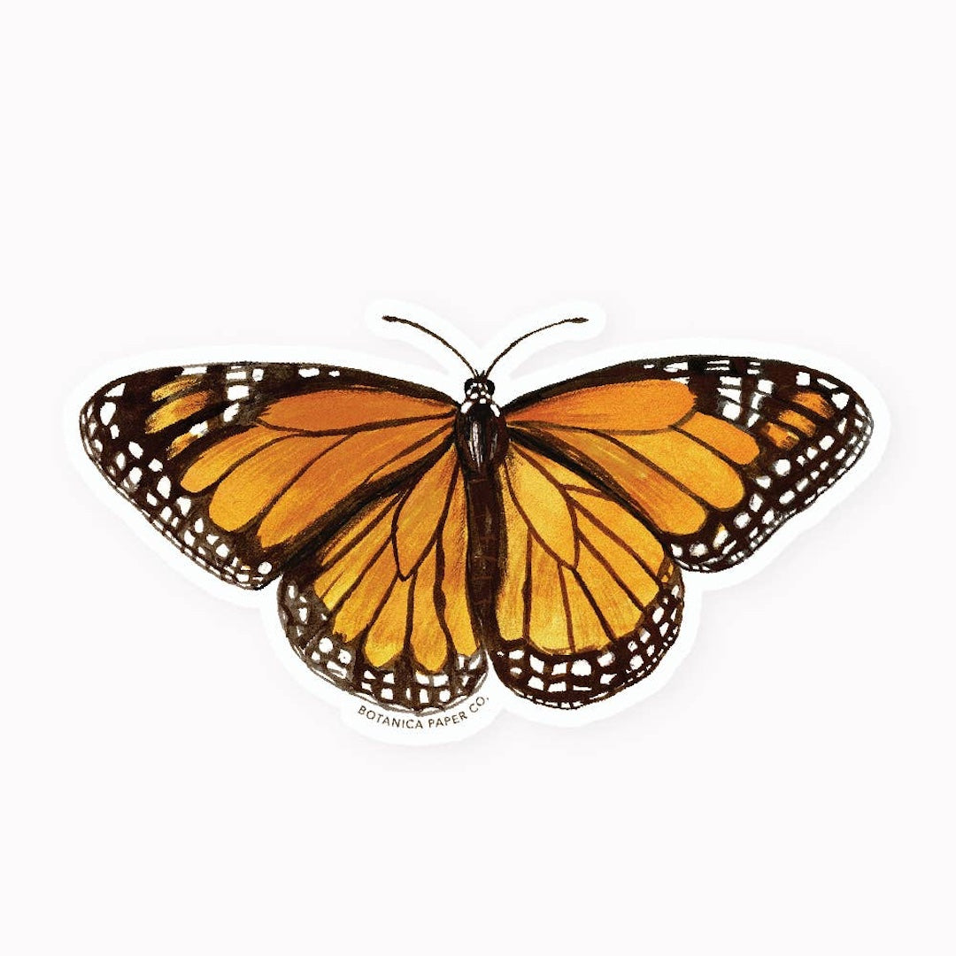 Monarch Butterfly Sticker
