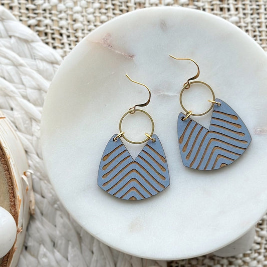 Dora Dusk Blue Earrings