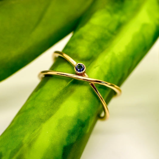 Brass Cosmic Ring