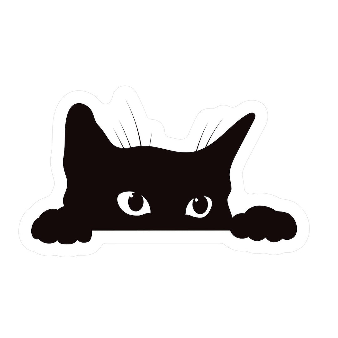 Sneaky Cat Sticker
