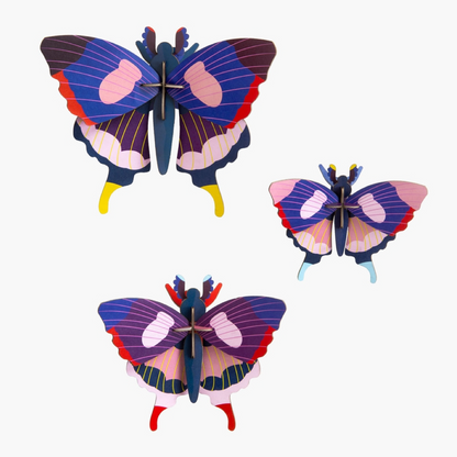 3D Wall Art - Swallowtail Butterflies - Set of 3