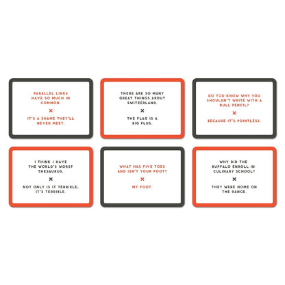 cards that have dad jokes written on them
