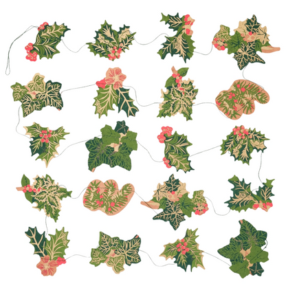 Holly and Ivy Garland