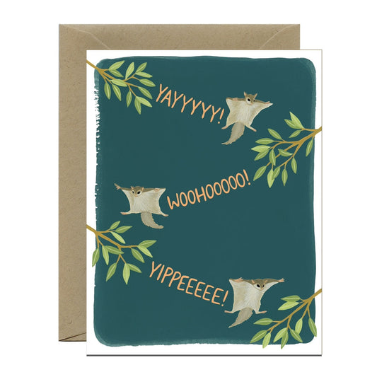 Flying Squirrels Congratulations Yeppie Paper