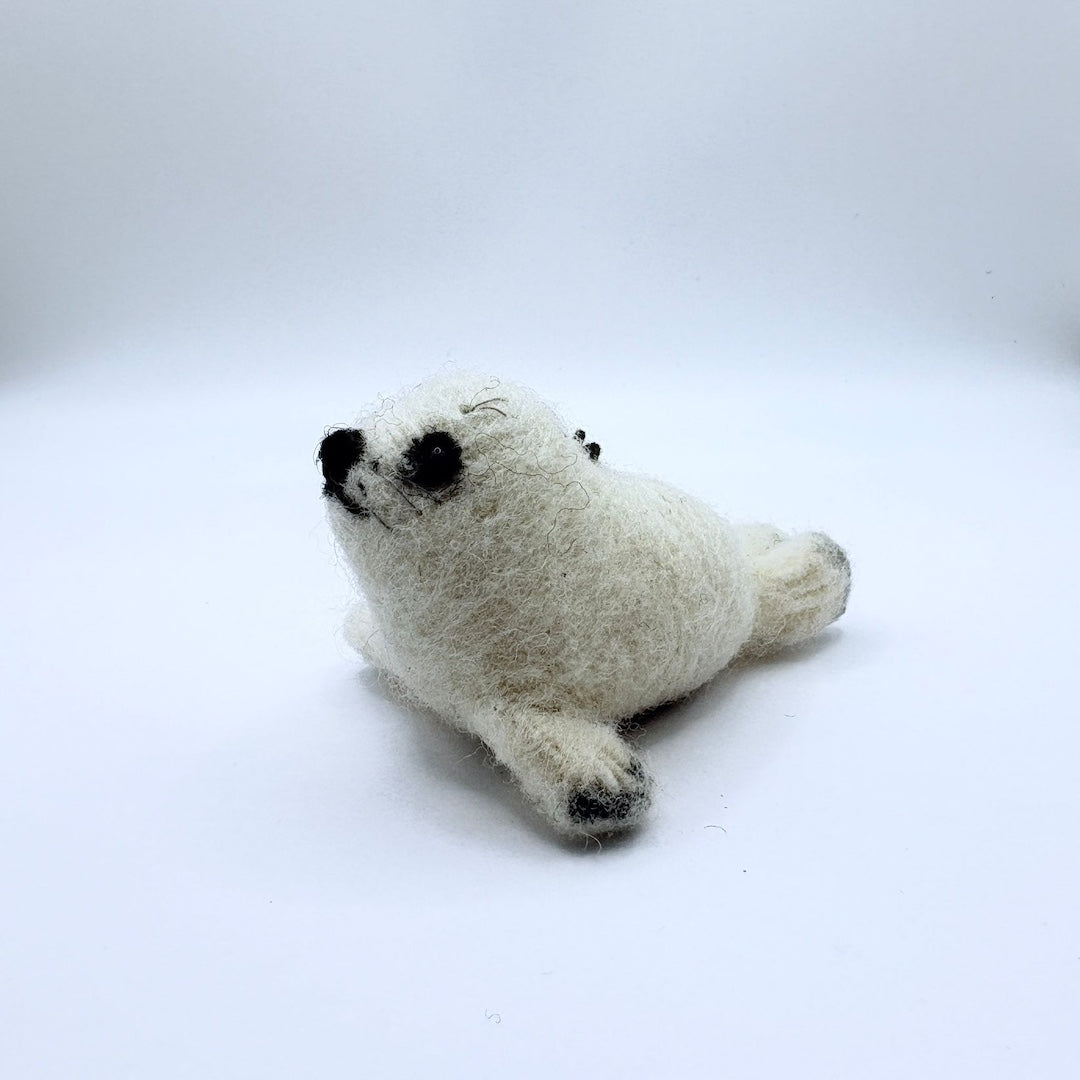 felt seal on a white background