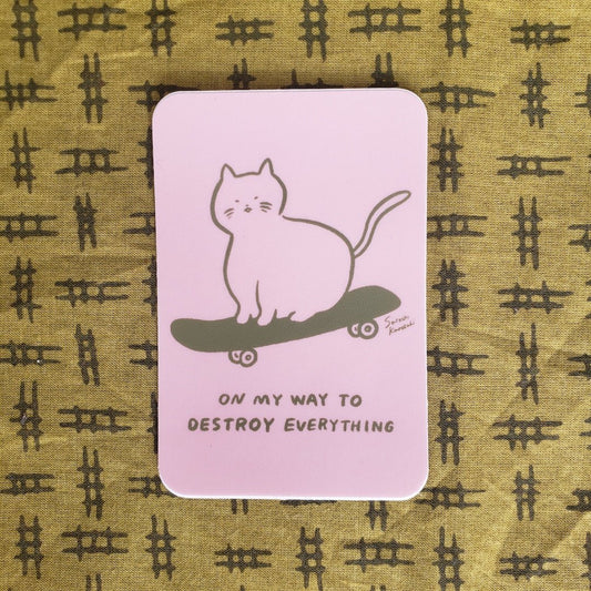 Sk8 Cat Sticker