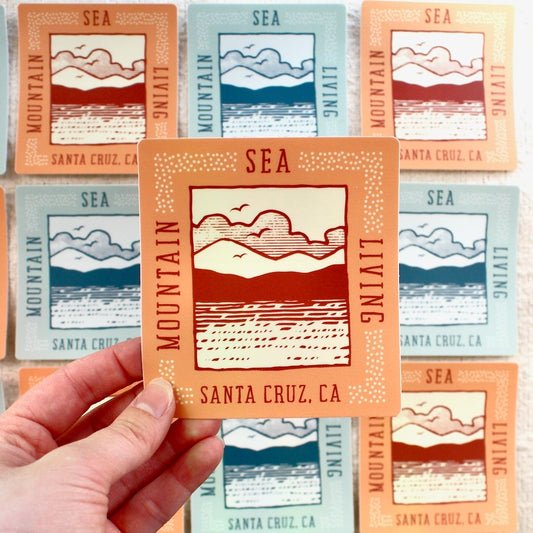 Mountain Sea Living Sticker
