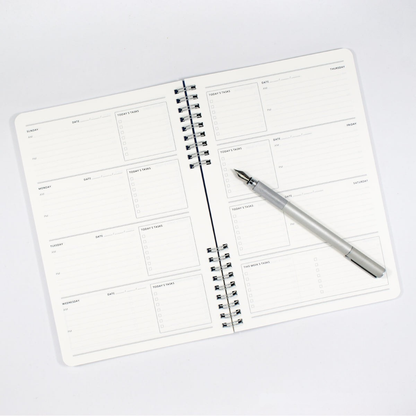 Undated Weekly Planner