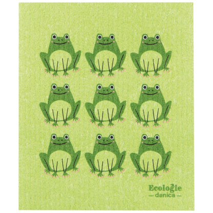 green swedish with frogs on it